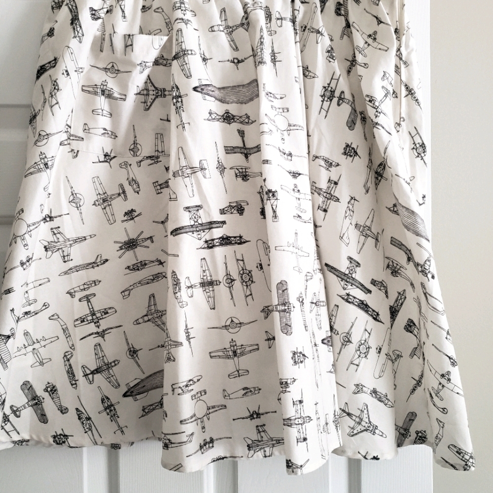 Modcloth Airplane Skirt